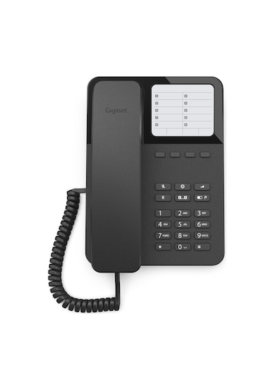 Gigaset Desk 400 Kablolu Telefon Siyah