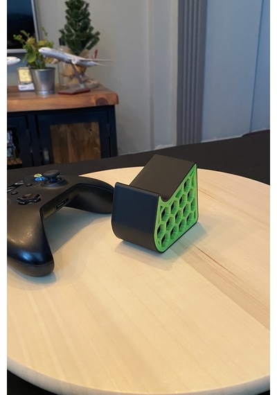 Kazanova Design Oyun Kolu Standı Siyah Yeşil Xbox Ve Ps5 Uyumlu Controller Tutucu