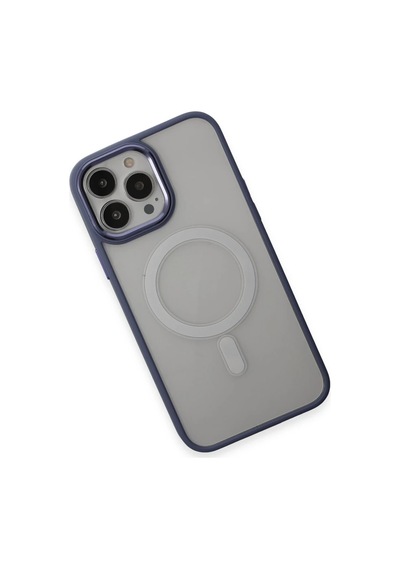 Apple İphone 15 Pro Max Kılıf Room Magneticsafe Silikon - Sierra Blue