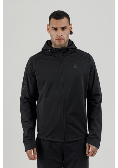 Airlife Power 22 Cr Line Tam Boy Fermuarlı Erkek Kapüşonlu Sweatshirt Siyah