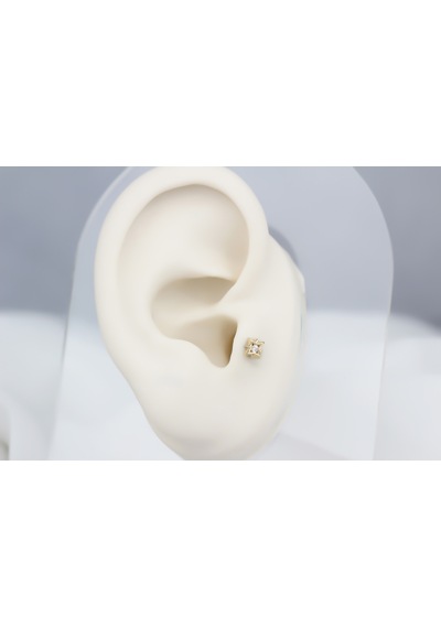 Glorria Altın Yıldız Tragus Piercing Altın