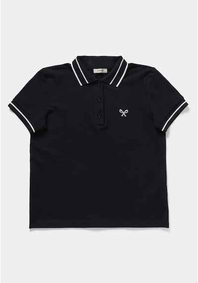 Colin's Colins Regular Fit Polo Yaka Nakışlı Kadın Lacivert Kısa Kol Tişört Cl1080075 Q1.v2 Nav Colin's Colins Regular Fit Polo Yaka Nakışlı Kadın Lacivert Kısa Kol Tişört Cl1080075 Q1.v2 Nav