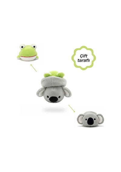 Kızılkaya Çift Taraflı Kurbağa Koala Peluş Oyuncak 23 Cm 2505152 Çok Renkli