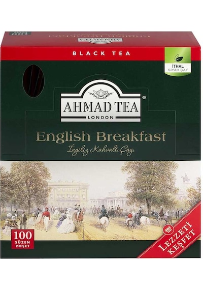 Ahmad Tea London English Breakfast Bardak Poşet Çay 100l'ü