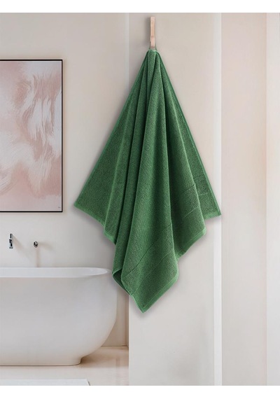 Cotton %100 Banyo Havlusu 70x140 Cm Yeşil