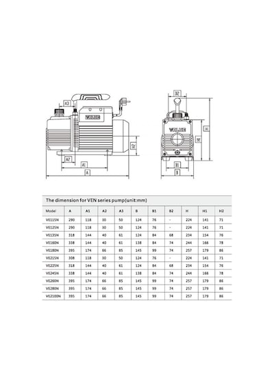 Ve 115n Vakum Pompası