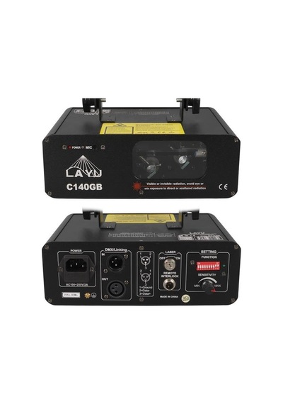 Layu C140gb Yeşil-mavi Çift Renk Beam Efekt Lazeri Beyaz - Beyaz Işık