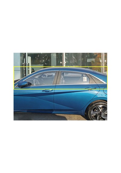 Hyundai Elantra 2020+ Tamtur 12 Parça Krom Cam Çıtası