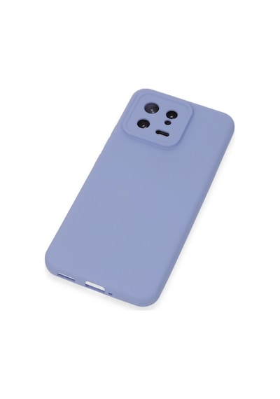 Xiaomi Mi 13 Kılıf Nano İçi Kadife Silikon - Lila Düz Renkli