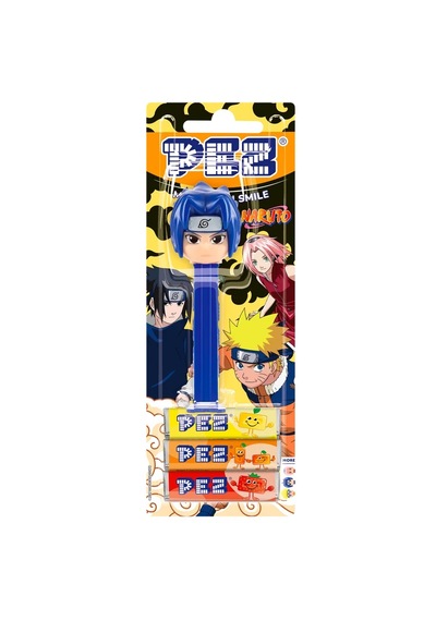 Pez Dispenser Naruto Sasuke Meyve Aromalı Şekerleme Makinesi Ve Şekerleme Yedekleri