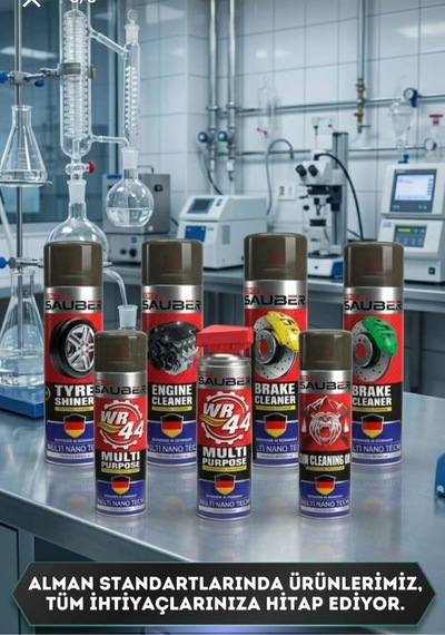 Pro Sauber Power Fren Balata Spreyi 500 Ml Yüksek Basınçlı, Kiri Söküp Atar, Hızlı Buharlaşır