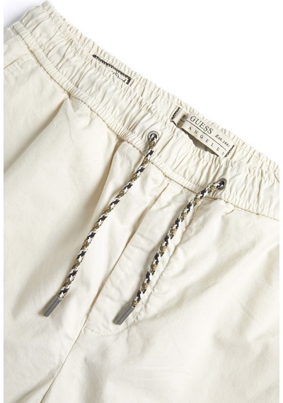Guess Erkek Keten Karışımlı Slim Fit Pantolon M5gb79wh4ea Krem