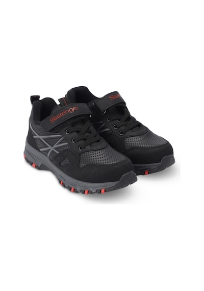 Slazenger NALA Çocuk Cırt Cırtlı Siyah / Kırmızı Günlük Spor Ayakkabısı