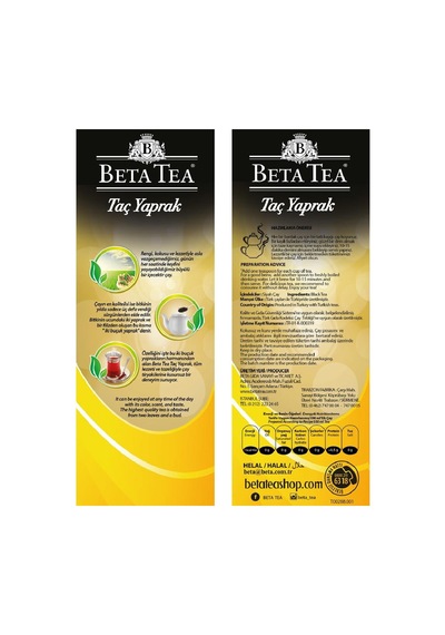 Beta Tea Taç Yaprak Siyah Çay 6x1 Kg