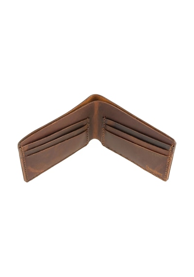 Twingold İsme Özel Dikey Uzun Klasik Cüzdan - %100 Crazy Deri - A010004 - Taba Taba