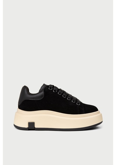 Deery Kadın Hakiki Süet Siyah Sneaker - 25361zsyhc01 Siyah