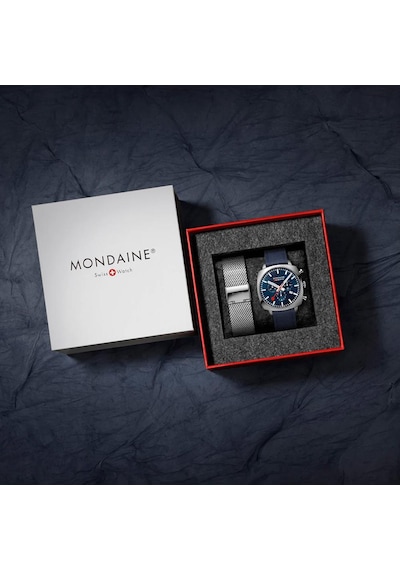 Mondaıne Grand Cushıon Msl.41440.ld.set Erkek Kol Saati Gümüş