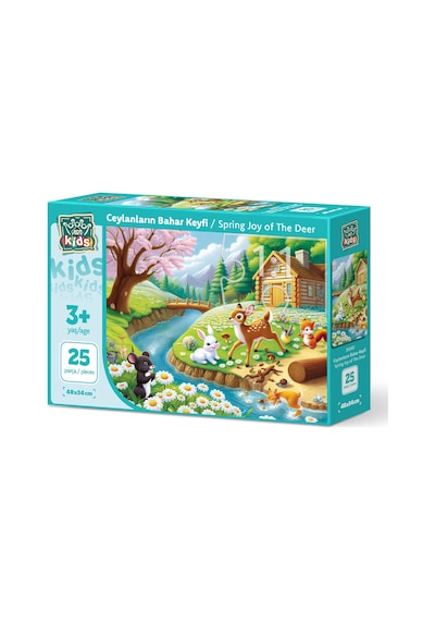 Art Çocuk Ceylanların Bahar Keyfi 25 Parça Puzzle