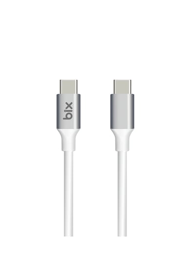 Bix Bx200cc 100w 5gbps Usb-c Hızlı Şarj Data Kablosu 2 Mt Beyaz Beyaz