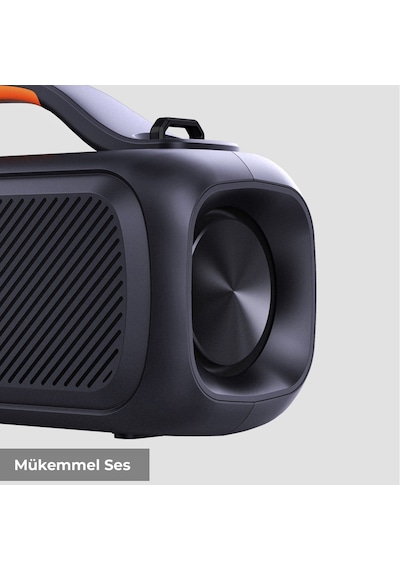 Lecoo DS155 30W Kablosuz Bluetooth 5.0 RGB IPX5 TWS Stereo Boombox Taşınabilir Hoparlör