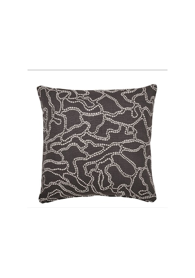 Ikea Guldfly Yastık Kılıfı 50 X 50 Cm Bej - Siyah Gri Çok Renkli