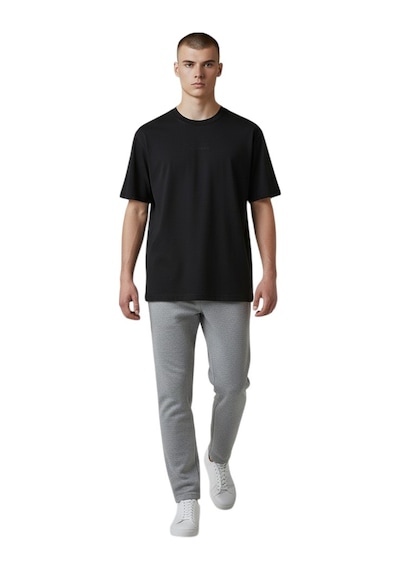 Cazador Erkek Basic T-shirt Caz.44070 SIYAH