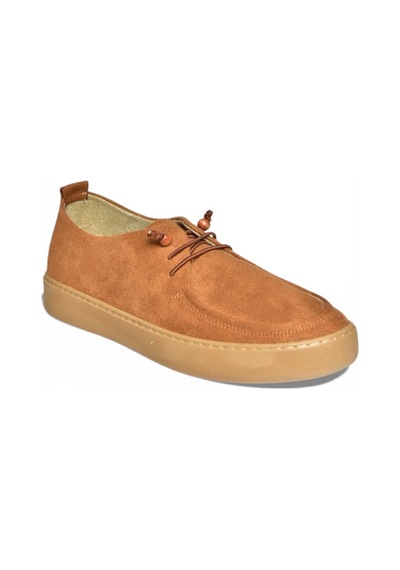 Fox Shoes Y602170902 Taba Süet Bağcıklı Casual Ayakkabı Taba