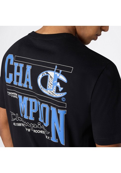 Champion Relaxed Fit Erkek Siyah T-shirt 222385 2800282