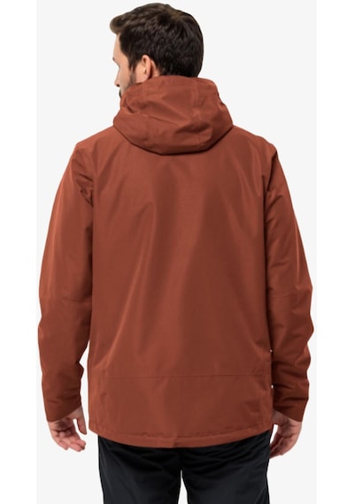Jack Wolfskin Luntal 3in1 Erkek Kahverengi Mont 1116251-2503