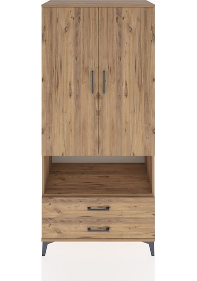 Hyperion Dolap 5 Raflı 2 Çekmeceli 2 Kapaklı 88x44x195 Çam-çam Atlas Çam Hyperion Dolap 5 Raflı 2 Çekmeceli 2 Kapaklı 88x44x195 Çam-çam Atlas Çam
