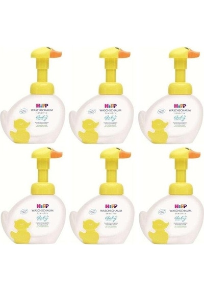 Hipp Babysanft Bebek Çocuk Pompalı El Yıkama Köpüğü 250 ML x 6