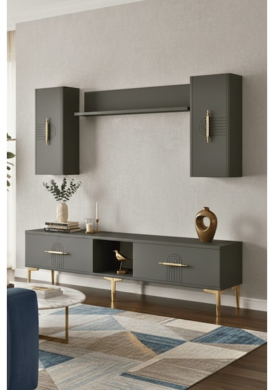 Tvr1515a - İda Tvr150 Tv Ünitesi Takım Antrasit 150cm