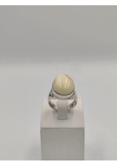 Bilardo Topu Kasa Sade 925 Ayar Gümüş Erkek 24 Mm Yüzüğü