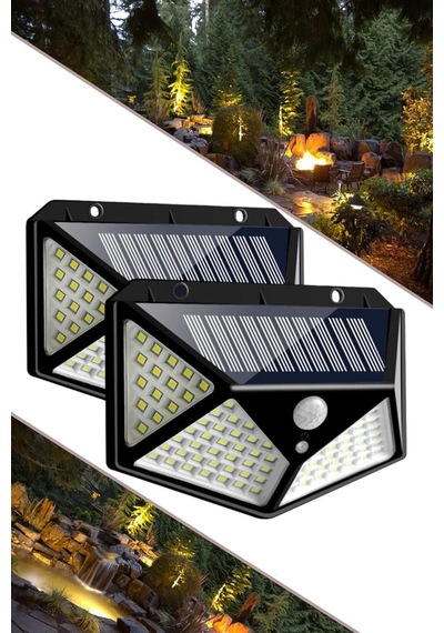 Starmax Güneş Enerjili Hareket Sensörlü Ip65 Suya Dayanıklı 100 Led Lamba 1410
