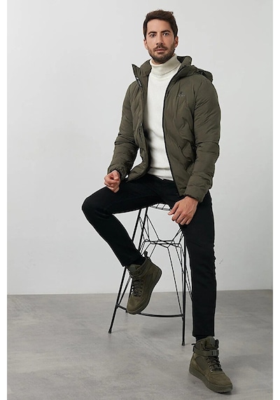Lumberjack Erkek Mont Henry Coat 2Sn17 462192 Haki