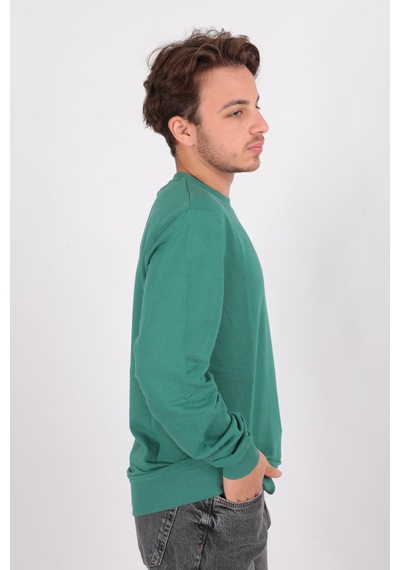 Cazador 5610 Erkek 3 İplik Sweatshirt Orman Yeşili