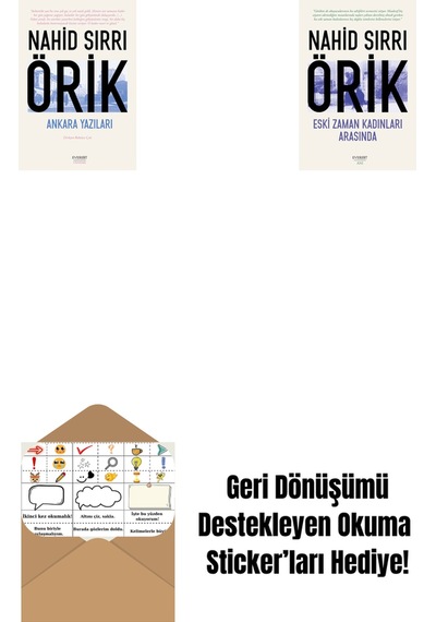 Ankara Yazıları + Eski Zaman Kadınları Arasında + Okuma Sticker'ları