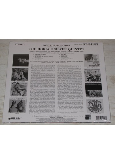Horace Sılver - Song For My Father - 33 LP Albüm ! Ambalajlı
