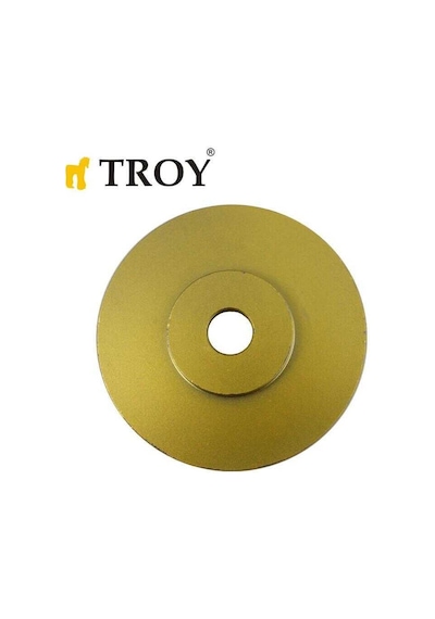 Troy Avuç Taşlama İçin Ahşap Aşındırıcı Törpü Disk 84 mm Yarı Kür