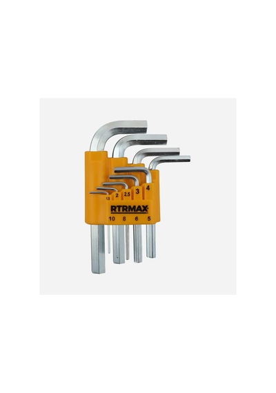 Hex Allen Anahtar 9 Lu Set Kısa Rtrmax - Rh03851
