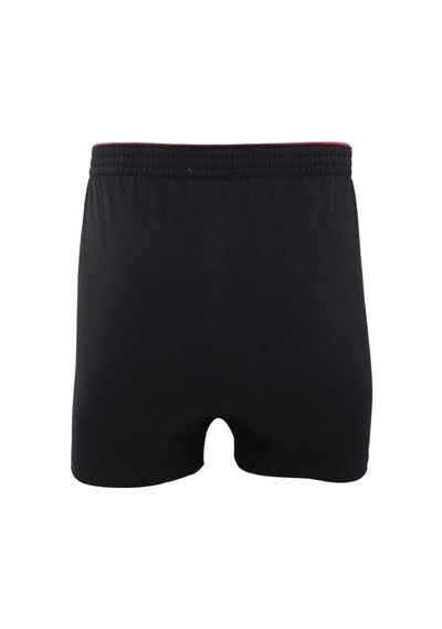 Tutku Penye Düz Boxer 117 6'Lı Paket | Siyah