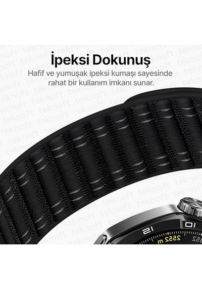 22mm İle Uyumlu Saatler İçin Wave Loop 46mm Yumuşak Kumaş Kordon Watch Gt6 Pro/gt6/gt5 Pro/gt5/gt4/watch 4 Pro/gt3/gt3 Pro/gt2/gt2 Pro