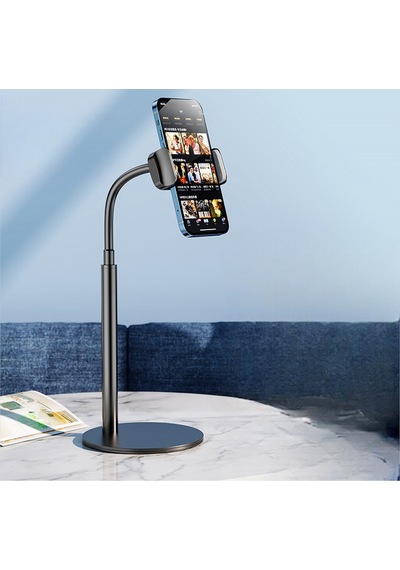 360 Ayarlı Metal Standlı Masa Üstü Metal Gövde Telefon Tutucu Telefon Standı