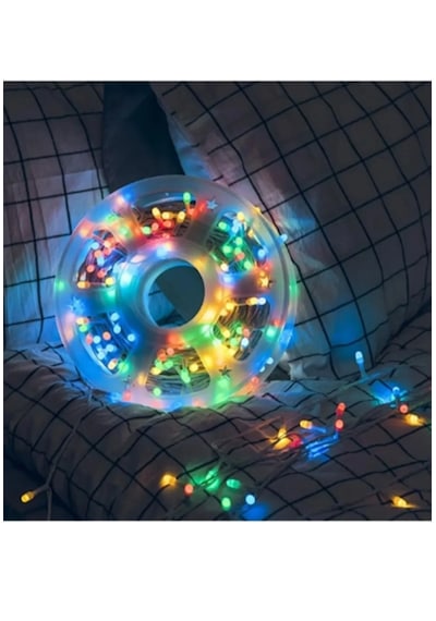 100m Rgb Led Işıklandırma Noel Işıkları-ağaç Süsleme Yılbaşı Süs Çok Renkli
