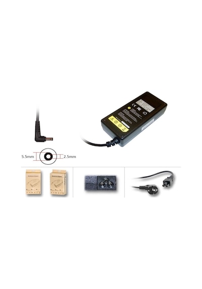 Toshiba Satellite U500-10u U500-10x Notebook Adaptörü, Şarj Aleti Cihazı 65w