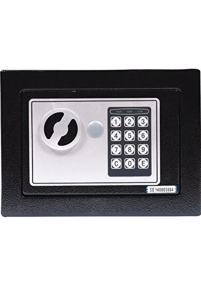Elektronik Mini Kasa Siyah Para Kasası