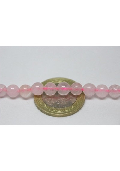 Pembe Kuvars Taşı 6Mm/10 Adet