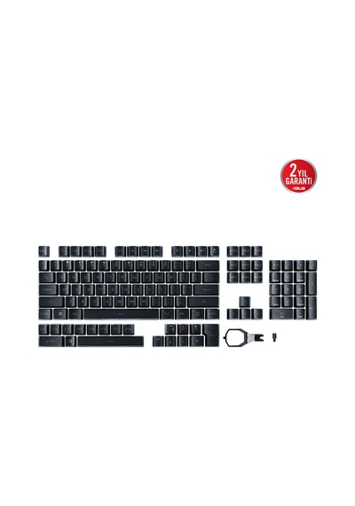 Rog Rx Switchler İle Uyumlu Pbt Doubleshot 123 Adet Keycap Set
