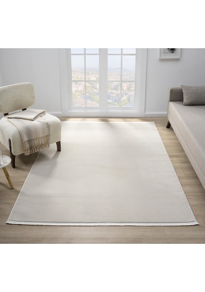 Mariesse Home Artes Serisi Bambu Dokulu Modern Sık Dokuma Koridor Kesme Yolluk Dokuma Makine Halısı Smart12000 Bej