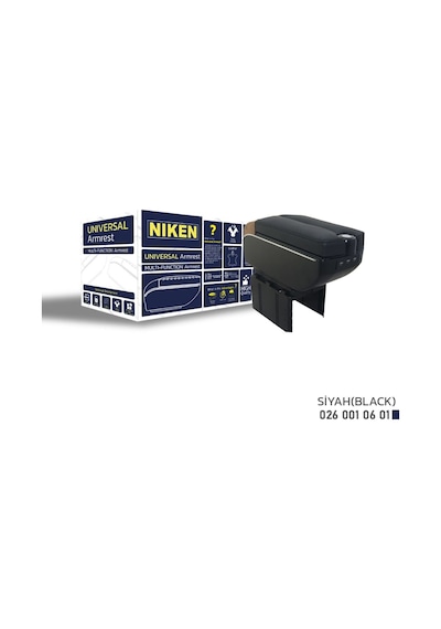 Niken Kol Dayama Çok Fonksiyonlu Siyah - Ekolmaks